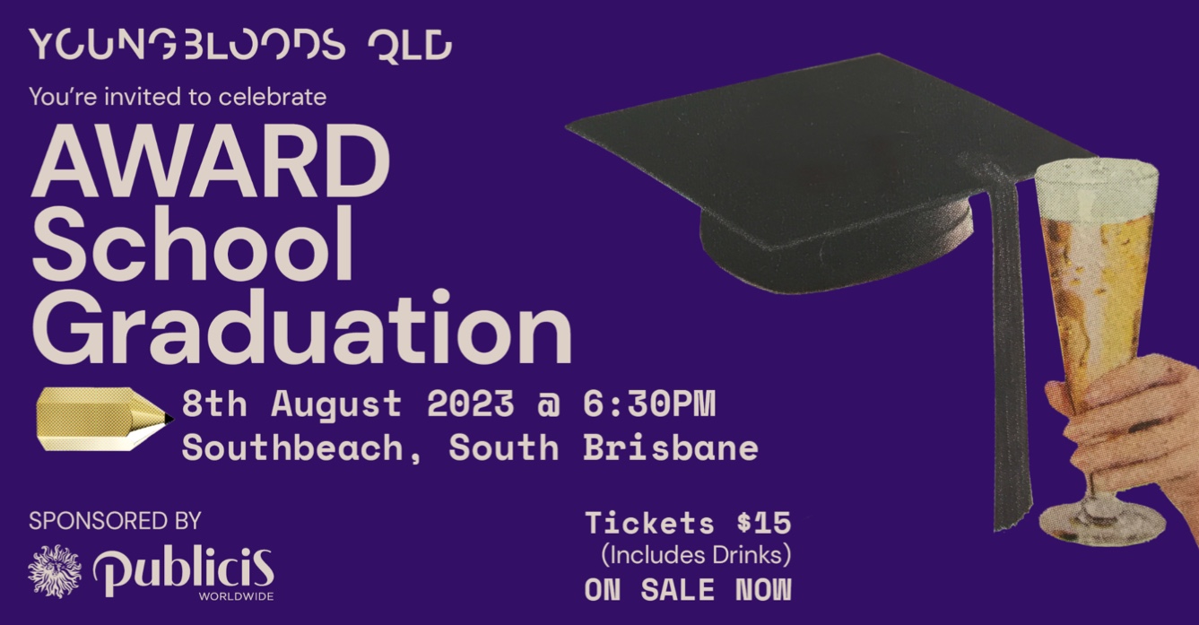 Tickets on sale for QLD Youngbloods grad party held next Tuesday, August 8 at Southbeach