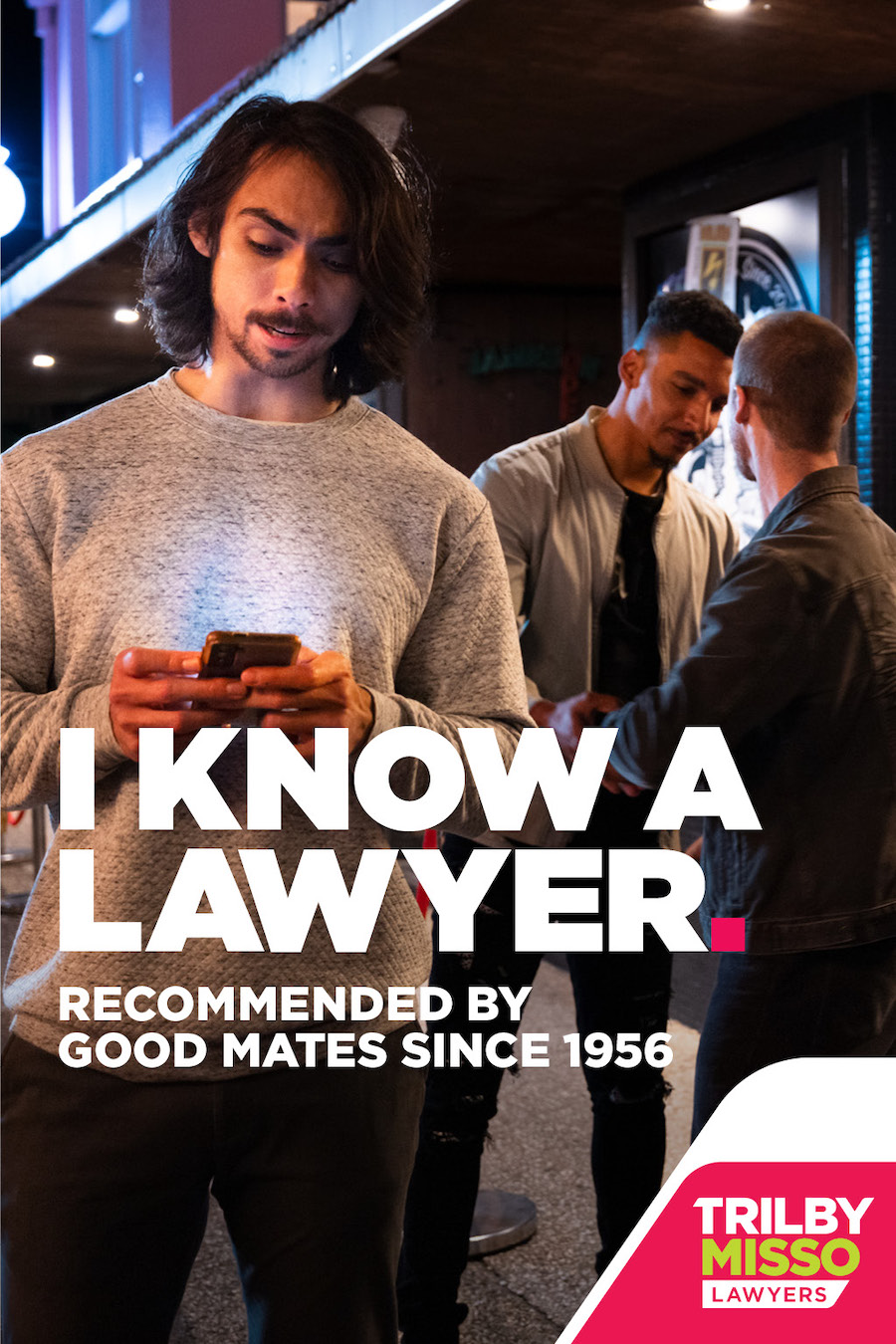 Trilby Misso launches new ‘I Know A Lawyer’ brand campaign via Rumble Strategic Creative